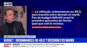Ordonnances ou 49.3? Le gouvernement se prépare à faire adopter le budget 2026 mais se décidera sur le mode d'adoption entre "vendredi et mardi" 