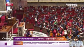 Amendements retirés par la Nupes: une unité de façade? 