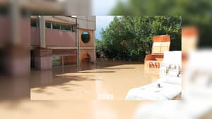 Les images d'un hôpital de Catalogne inondé, ce samedi 12 juillet