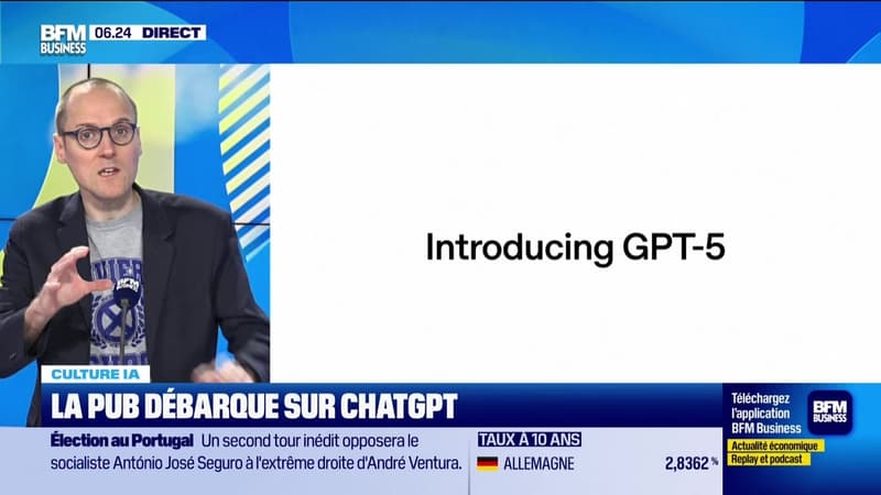 Culture IA : La pub débarque sur ChatGPT, par Anthony Morel - 19/01