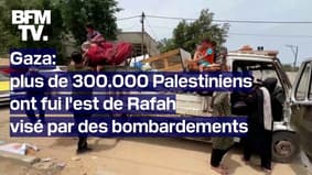 "C'est la mort ou le déplacement": plus de 300.000 Palestiniens ont fui Rafah visée par des bombardements