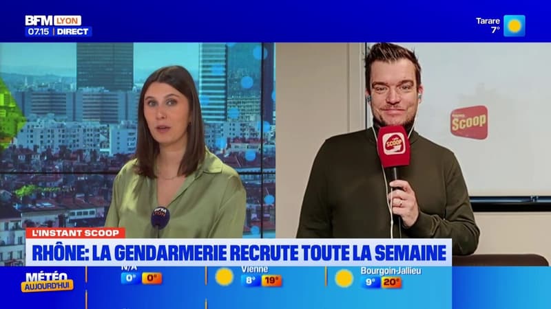 L'instant Scoop : La gendarmerie recrute toute la semaine dans le Rhône