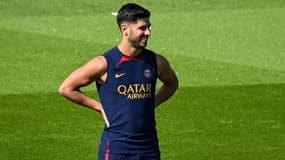 Marco ASENSIO à l'entraînement avec le PSG le 20/07/2023