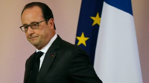 Le président François Hollande à l'Elysée à Paris, le 20 novembre 2015