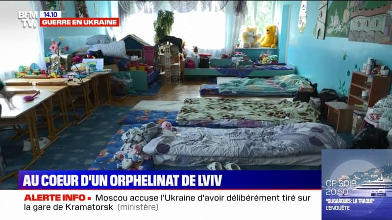 Guerre en Ukraine: au coeur d'un orphelinat de Lviv