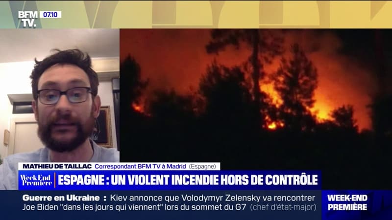 Espagne: 700 personnes évacuées à cause d'un incendie 