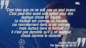 Kimmich appelle les joueurs blancs à se joindre aux protestations de leurs coéquipiers noirs