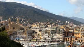Photo de la ville de Bastia, en Haute-Corse, prise le 12 mai 2013.