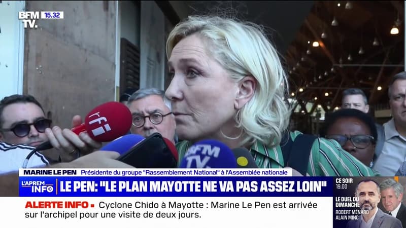 Marine Le Pen, sur le plan 