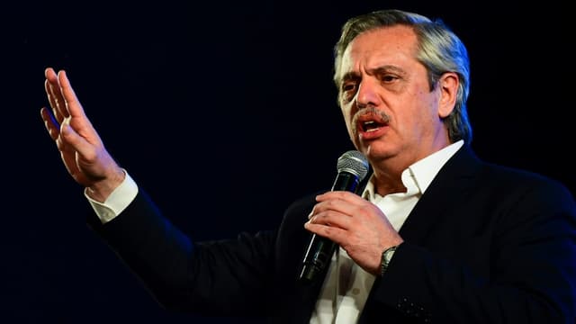 Alberto Fernandez, élu président de l'Argentine, le 27 octobre 2019