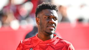 Azor Matusiwa avec Brest, le 10 décembre 2023