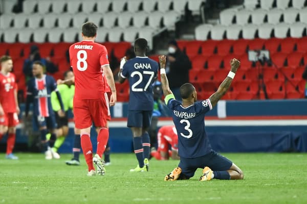 Presnel Kimpembe à la fin du match face au Bayern