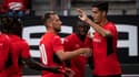 Les joueurs du Stade Rennais, le 19 août 2021