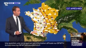 Les orages arrivent par l'Ouest, le soleil rayonnera encore à l'Est ce mercredi