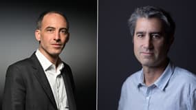 Le député européen Raphaël Glucksmann et le député François Ruffin