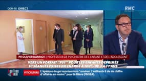 Un forfait psy de dix séances pour les enfants déprimés: "Cela va dans le bon sens mais est clairement en dessous de ce qu'il faudrait", déplore Pr Olivier Bonnot, professeur de psychiatrie de l’enfant et de l’adolescent