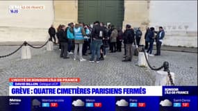 Paris: quatre cimetières fermés en raison d'une grève
