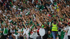 Illustration des supporters algériens en finale de la Coupe arabe