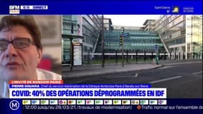 40% des opérations déprogrammées: "évidemment, on ne va pas arrêter la chirurgie vitale", déclare le chef de réanimation d'un hôpital francilien 
