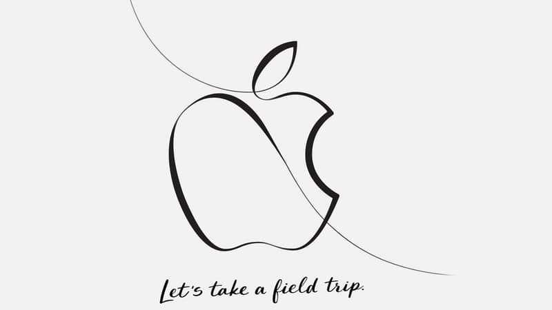 Le visuel du carton d'invitation envoyé par Apple à la presse