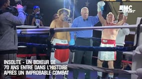 Un boxeur de 70 ans rentre dans l'histoire après un improbable combat