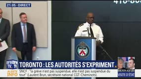 Voiture bélier: "Beaucoup de preuves doivent être collectées", explique le chef de la police de Toronto