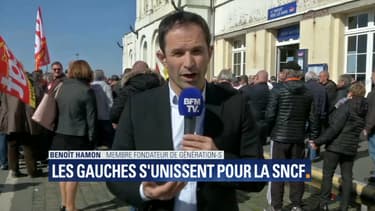 Benoît Hamon au Tréport.