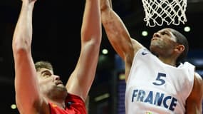 Nicolas Batum face à Marc Gasol