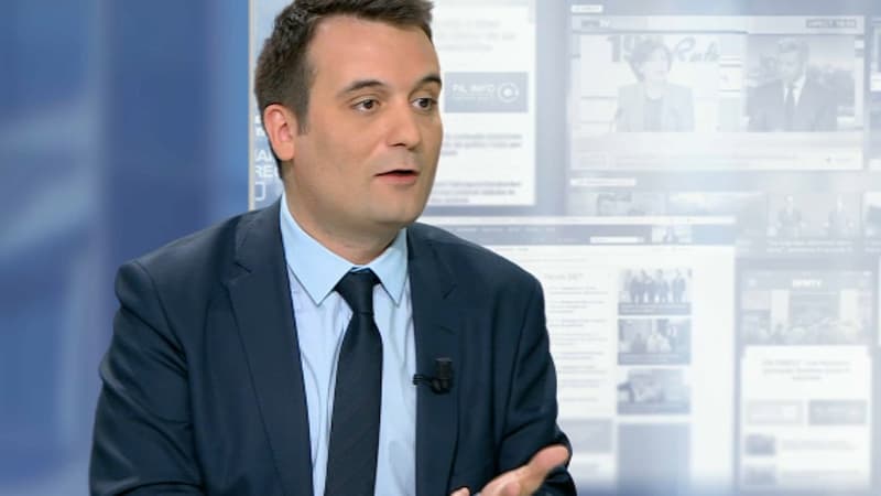 Florian Philippot, le vice-président du FN, sur BFMTV le 29 avril 2016.