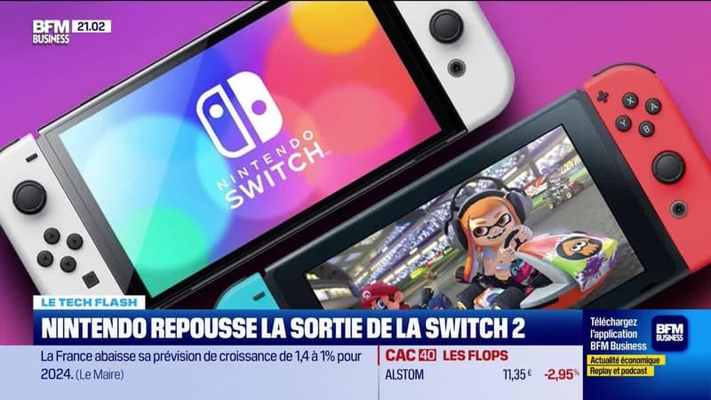 Le Tech Flash : Nintendo repousse la sortie de la Switch 2 par Léa Benaim - 19/02