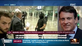 Violences en Catalogne: "La colère et la haine sont soufflées par les indépendantistes: ils sont responsables", Manuel Valls était sur RMC