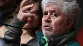 Pedro Almodovar lors d'une conférence de presse au festival de Cannes, le 17 mai 2016.