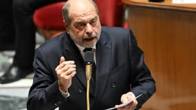 Le ministre de la Justice, Eric Dupond-Moretti, à l'Assemblée nationale, le 12 décembre 2023 à Paris. 