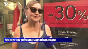 Soldes : un très mauvais démarrage - 06/07