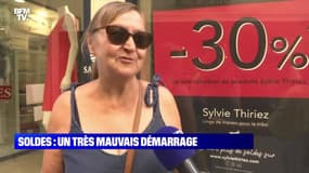 Soldes : un très mauvais démarrage - 06/07