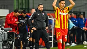 Pierre Sage lors de Lens-Lyon (0-0, L1), le 15 septembre 2024
