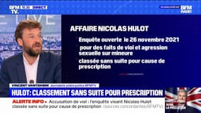 INFO BFMTV - Nicolas Hulot case: the Paris prosecutor's office closes the investigation without further action due to prescription
