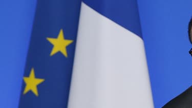 François Hollande à Aysguesvives, dans le sud-ouest de la France.