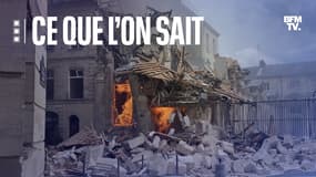 L'immeuble touché par une explosion rue Saint-Jacques, dans le 5e arrondissement de Paris, le 21 juin 2023