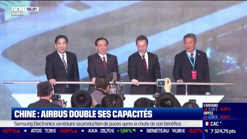 Chine : Airbus double ses capacités