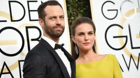 Natalie Portman et Benjamin Millepied aux Golden Globes, en 2017