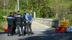 Les équipes de recherche dans les Cévennes ce mercredi.