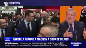 Bardella répond à Macron à coup de selfies - 26/02
