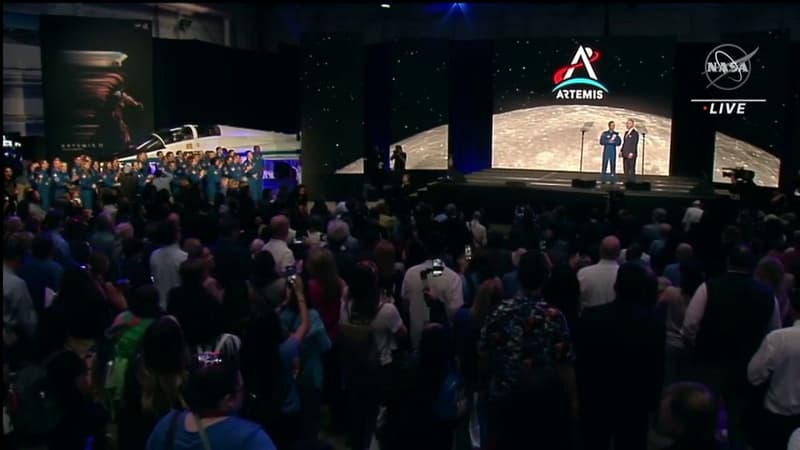 Mission Artemis 2: découvrez en direct les noms des 4 astronautes qui orbiteront autour de la Lune en 2024