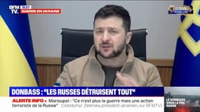 Offensive russe dans le Donbass: Zelensky cite l'exemple d'une ville où "pas un seul habitant n'a survécu"
