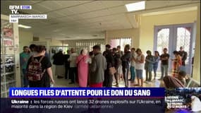 Séisme au Maroc: de longues files d'attente devant les centres de don du sang