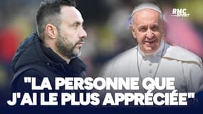 OM : "La personne que j'ai le plus appréciée", De Zerbi est allé au Vatican rendre hommage au Pape François