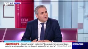 Xavier Bertrand demande que l'on protège nos policiers, même dans leur vie privée, "s'ils sont irréprochables"