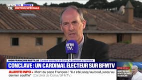 Mort du pape François: "On est sereins, on est confiants et dans un esprit de responsabilité", assure le cardinal de Corse qui va participer au conclave