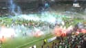 Saint-Etienne en Ligue 2 : Fumigènes, lacrymo... les incidents à Geoffroy-Guichard avec les com RMC